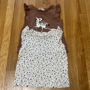 H&M Little girls spring and summer tops 6-8